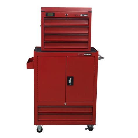 prosteel 58.4-in x 34-in 6-drawer ball-bearing steel tool cabinet red|4 drawer tool cabinet.